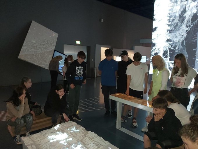 "Němčináři" v Ars Electronica Center v Linzi