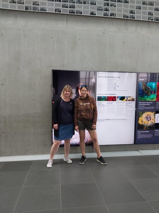 "Němčináři" v Ars Electronica Center v Linzi