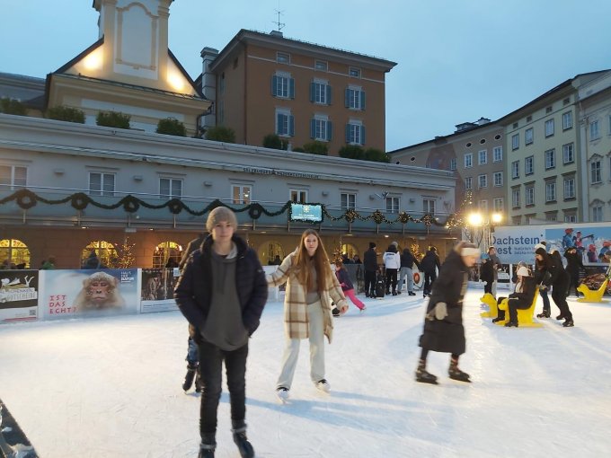 Žáci ZŠ Školní v adventním Salzburku