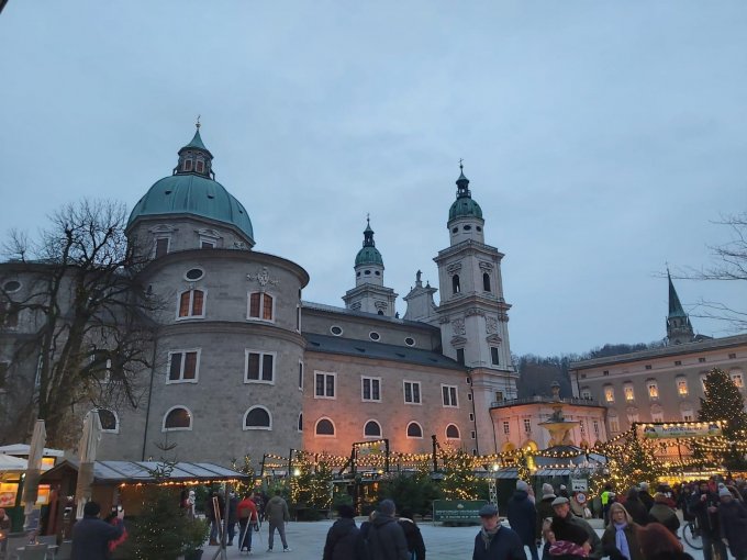 Žáci ZŠ Školní v adventním Salzburku