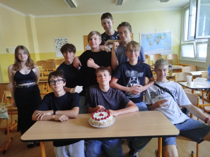 Projektový den - palačinkový dort