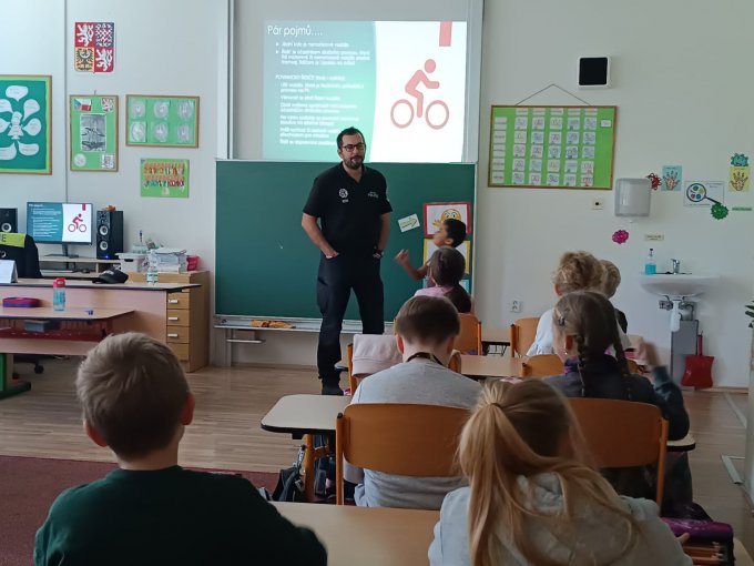 Návštěva městské policie ve 2. B, 3. A a 3. B